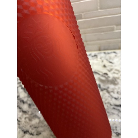 NEW 2020 Starbucks Matte Red Studded Tumbler  24oz Christmas Cup - Picture 3 of 4